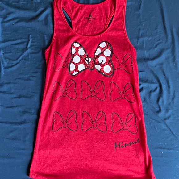 DISNEYPARKS MINNIE BOW TANK TOP - Picture 1 of 4